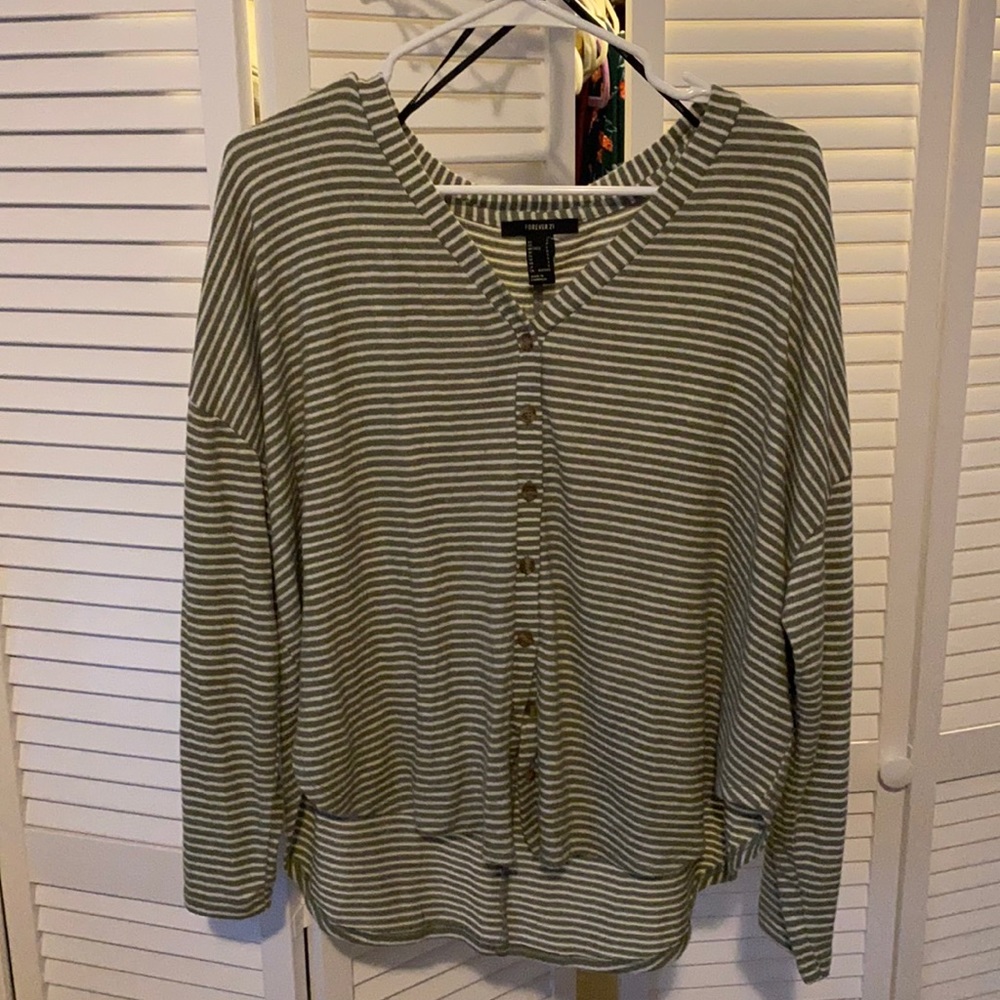 Long-Sleeve Forever 21 Shirt
